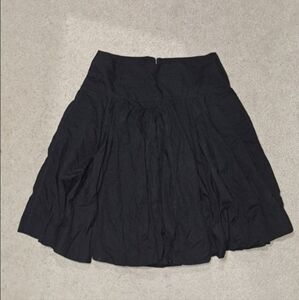 Black pleated skirt